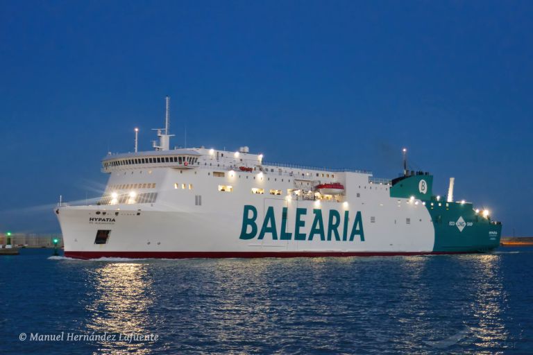 Baleària assigns its first LNG ferry to Motril-Melilla route - VesselFinder
